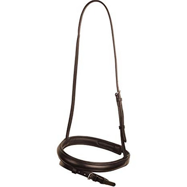 Collegiate Leather Flash Noseband IV Warmblood Brun Brown Warmblood