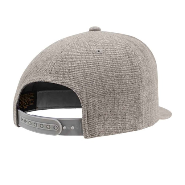 Flexfit Classic Snapback keps för män, en storlek, gråmelerad/gråmelerad Heather Grey/Heather Grey One Size
