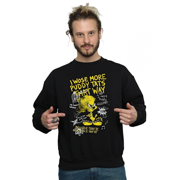 Looney Tunes Tweety Pie More Puddy Tats Sweatshirt 3XL Svart Black 3XL