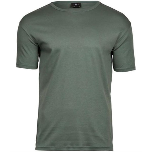 Tee Jays Interlock T-shirt för män XL Leaf Green Leaf Green XL