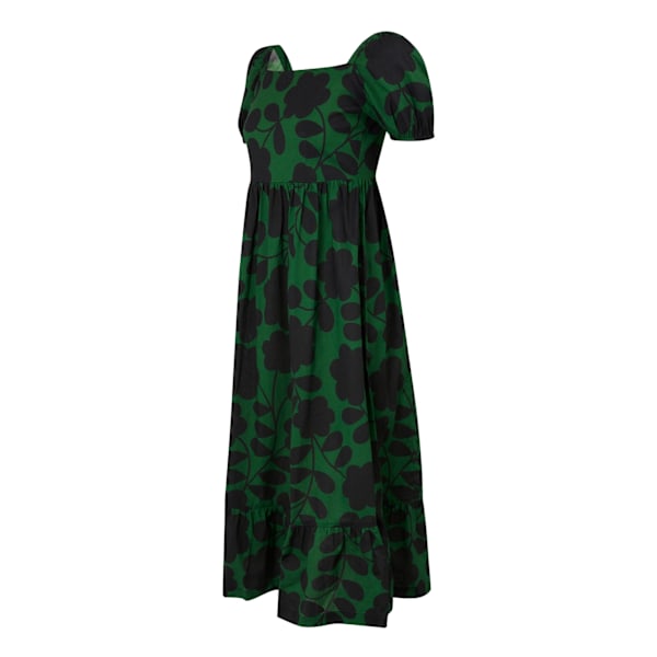 Regatta Dam/Dam Orla Kiely Blommig Sommar Midiklänning 14 UK Green 14 UK