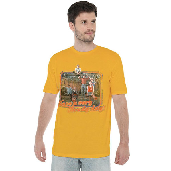 The Brady Bunch Herr Have a Very Brady Day! T-Shirt M Guld Gold M