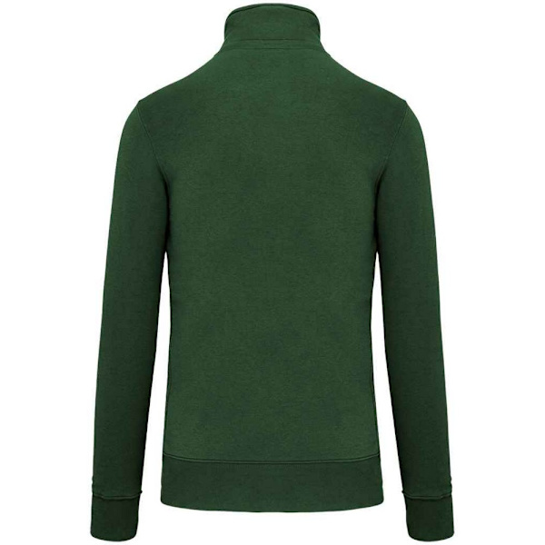 Kariban Herr Zip Neck Sweatshirt XL Forest Green Forest Green XL