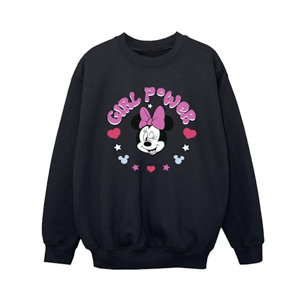 Disney Boys Minnie Mouse Girl Power Sweatshirt 3-4 år Svart Black 3-4 Years