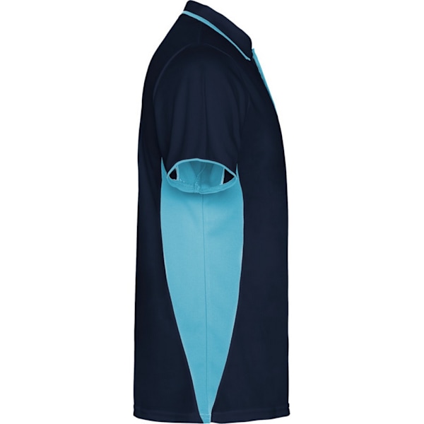 Roly Unisex Vuxen Montmelo Kortärmad Sportpolotröja XL N Navy Blue/Sky Blue XL