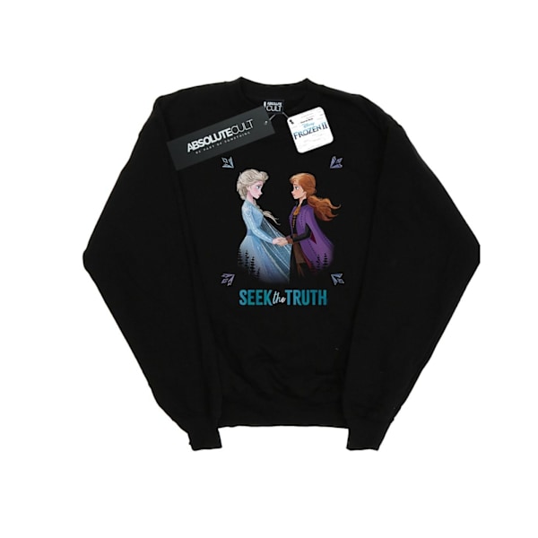 Disney Herr Frozen 2 Elsa Och Anna Söker Sanningen Sweatshirt S Black S