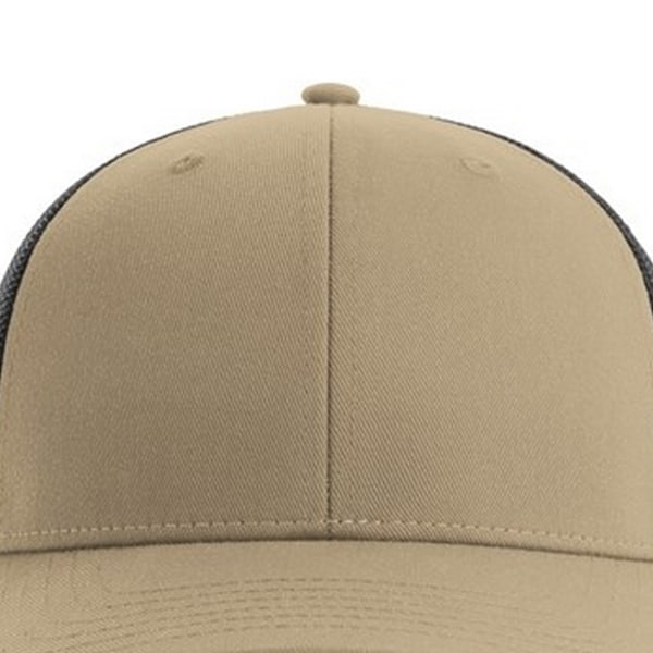 Atlantis Unisex Adult Bryce 5 Panel Trucker Cap One Size Khaki/ Khaki/Black One Size