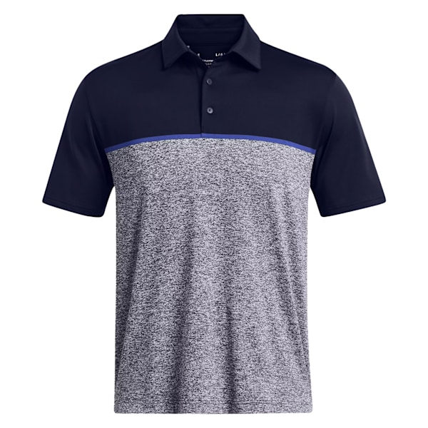 Under Armour Playoff 3.0 Stripe Polo Shirt L Midnight Navy Midnight Navy/Royal Blue/Midnight N L