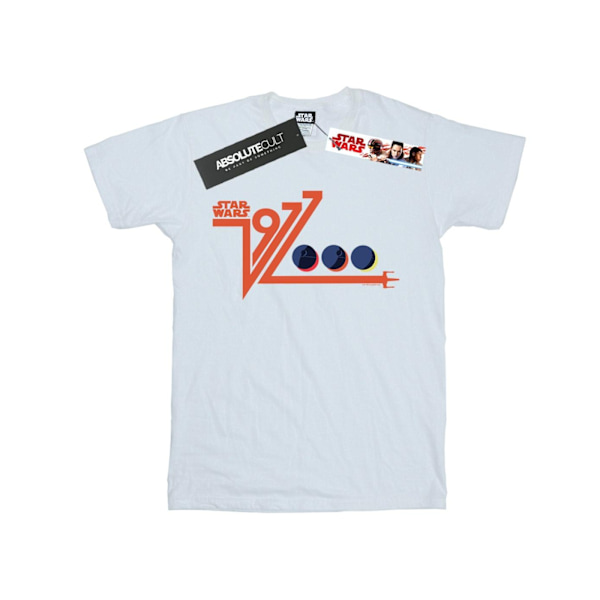 Star Wars Retro 1977 Dödsstjärnan T-shirt XL Vit White XL