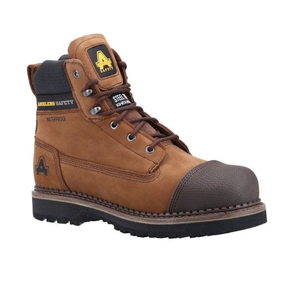 Amblers Herr AS233 Läder Scuff Boot 6 UK Brun Brown 6 UK