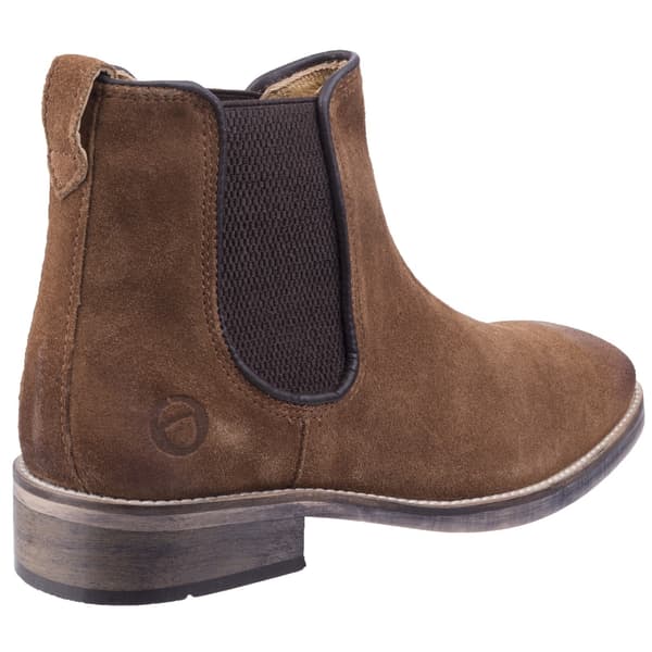 Cotswold Mens Corsham Town Läder Pull On Casual Chelsea Ankle Camel 8 UK