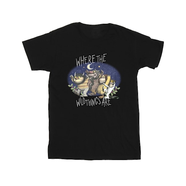 Where The Wild Things Are Pojkar T-shirt 7-8 år Svart Black 7-8 Years