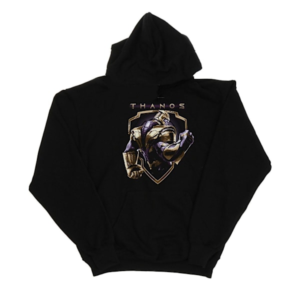 Marvel Pojkar Avengers Endgame Thanos Sköld Hoodie 7-8 År Svart Black 7-8 Years