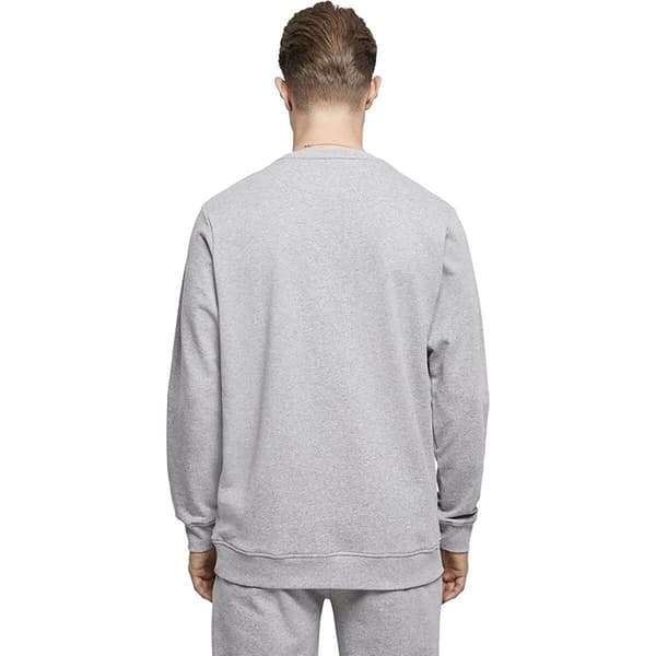 Bygg ditt varumärke Herr Basic Crew Neck Sweatshirt XXL Heather Grå Heather Grey XXL