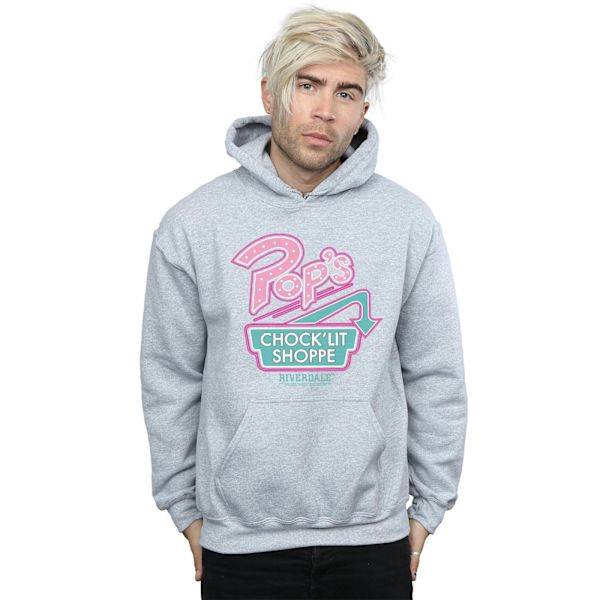 Riverdale Pops Logo Hoodie L Sports Grey för män Sports Grey L
