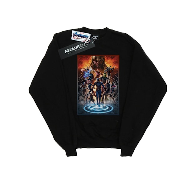 Marvel Girls Avengers Endgame Heroes At War Sweatshirt 7-8 år Black 7-8 Years