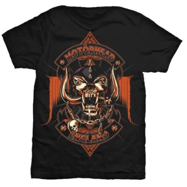 Motorhead Unisex Adult Orange Ace T-Shirt S Svart Black S