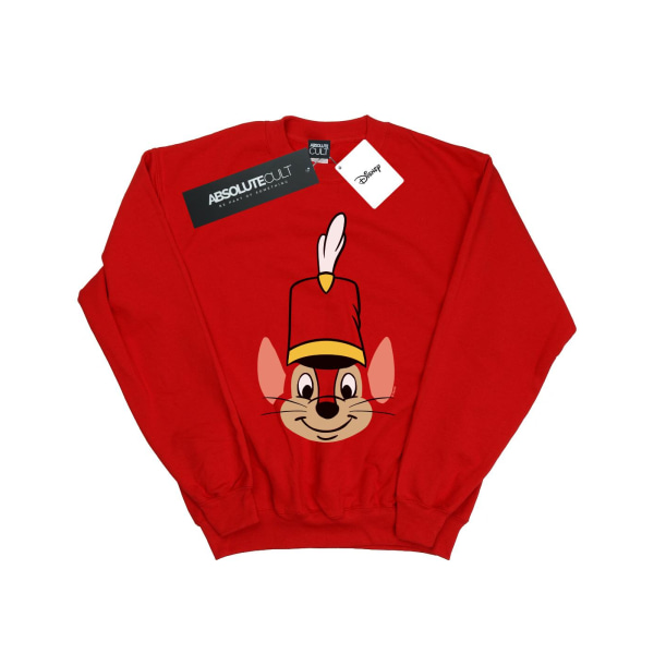 Disney Girls Dumbo Timothy Q Mouse Sweatshirt 12-13 år Röd Red 12-13 Years