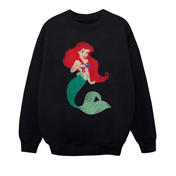 Disney Princess Girls Classic Ariel Sweatshirt 12-13 år Svart Black 12-13 Years