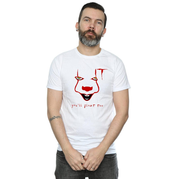 It Mens Pennywise Float T-Shirt L Vit White L