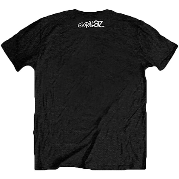 Gorillaz Unisex Adult Now Now Logo Bomull T-shirt L Svart Black L