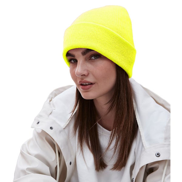 Beechfield Unisex Vuxen Original Cuffed Beanie One Size Fluore Fluorescent Yellow One Size