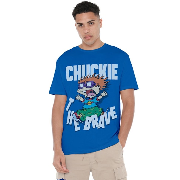 Rugrats Herr Chuckie The Brave T-Shirt L Kungsblå Royal Blue L