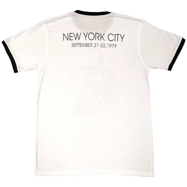 Bruce Springsteen Unisex Vuxen New York T-Shirt L Vit White L