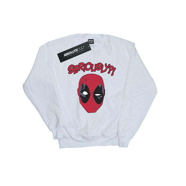 Marvel Deadpool Seriously Sweatshirt XL Vit White XL