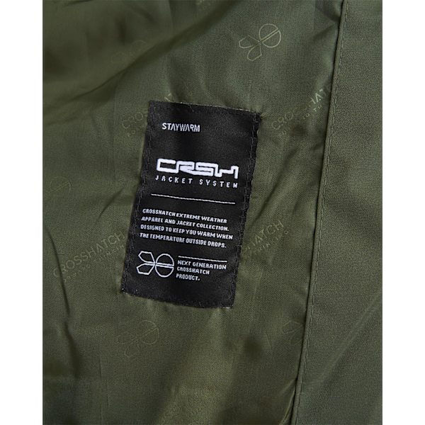 Crosshatch Hanjo Jacka för Män XXL Olivgrön Olive XXL