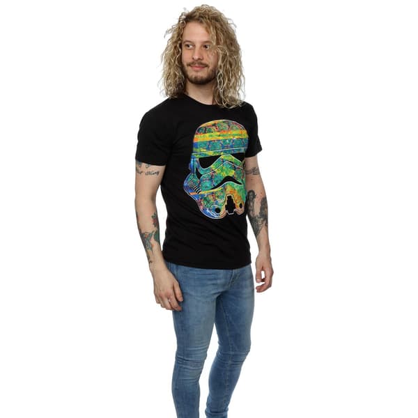 Star Wars Herr Stormtrooper Command Multi Mönster T-Shirt L Svart Black L