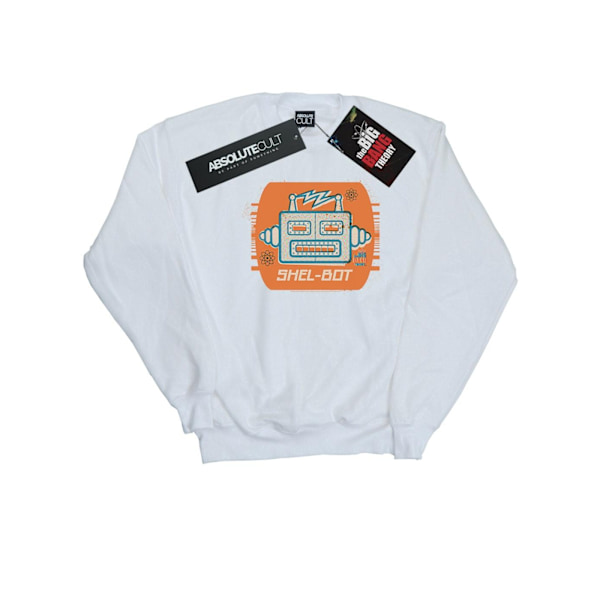 The Big Bang Theory Mens Shel-Bot Icon Sweatshirt 4XL Vit White 4XL