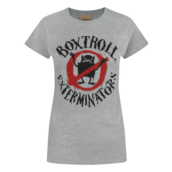 Boxtrolls Dam/Dam Exterminators T-shirt S Grå Grey S