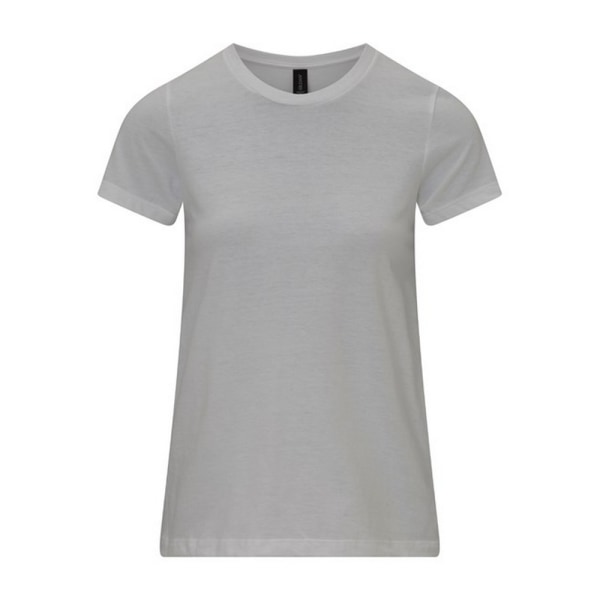 Gildan Dam/Dam Softstyle CVC Ringspunnen T-shirt i bomull L Wh White L