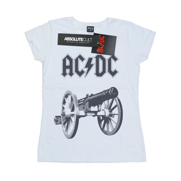 AC/DC Damer/Damer för de som ska rocka bomulls T-shirt XXL White XXL