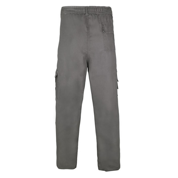 Krisp Herr Multi Pocket Cargo Byxor M Grå Grey M