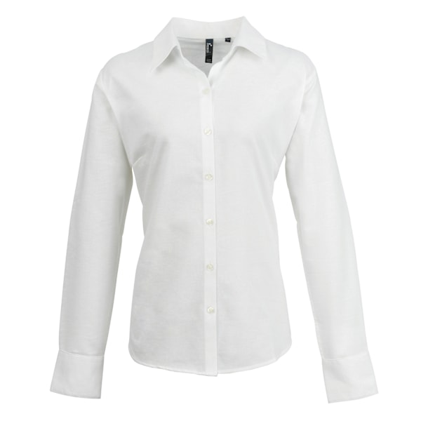 Premier Dam/Dam Signature Oxford Långärmad Arbetsskjorta 2 White 26