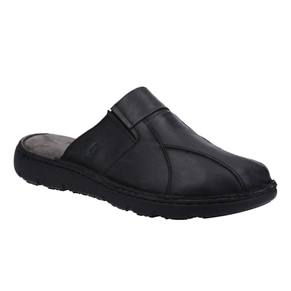 Hush Puppies Herr Carson Läder Mules 12 UK Svart Black 12 UK