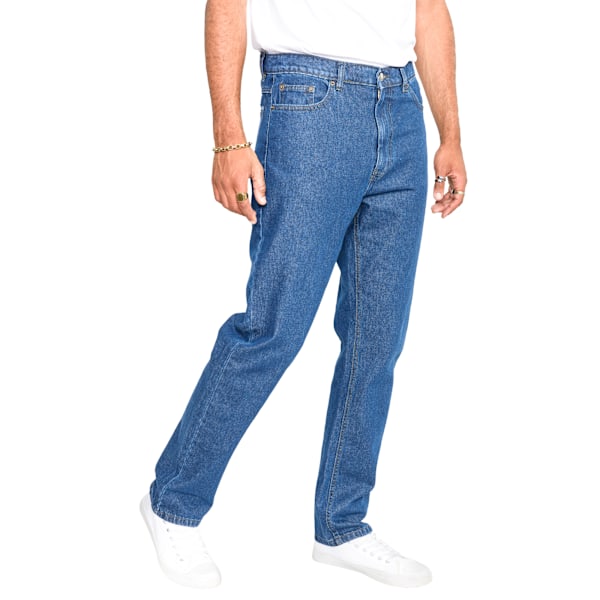 Duke Herr D555 Rockford Denim Comfort Jeans 40R Stonewash Stonewash 40R