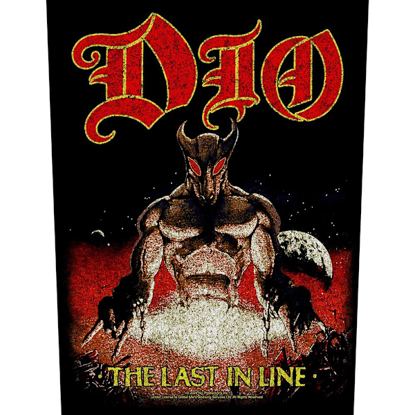 Dio The Last In Line Patch En Storlek Svart/Röd Black/Red One Size