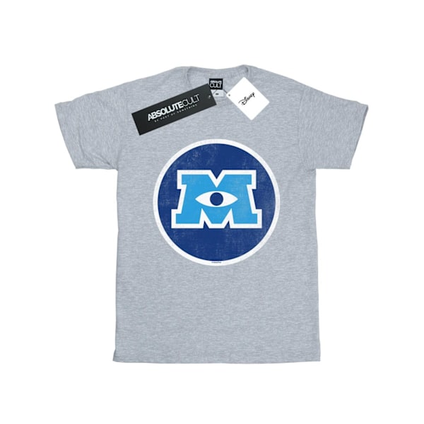 Disney Girls Monsters University Monster Emblem Bomull T-shirt Sports Grey 12-13 Years