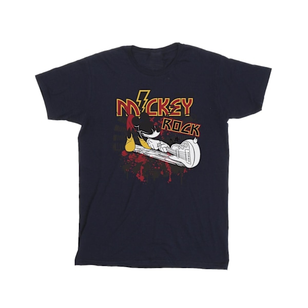 Disney Boys Mickey Mouse Smash Guitar Rock T-Shirt 3-4 år Marinblå Navy Blue 3-4 Years