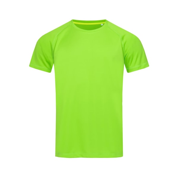 Stedman Mens Active Raglan Mesh T-Shirt M Kiwi Green Kiwi Green M