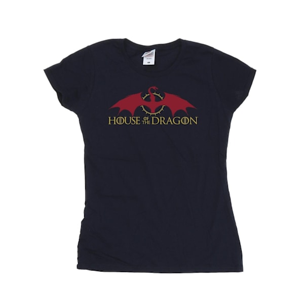 Game Of Thrones: House Of The Dragon Dam/Dam Dragon Logo Navy Blue L
