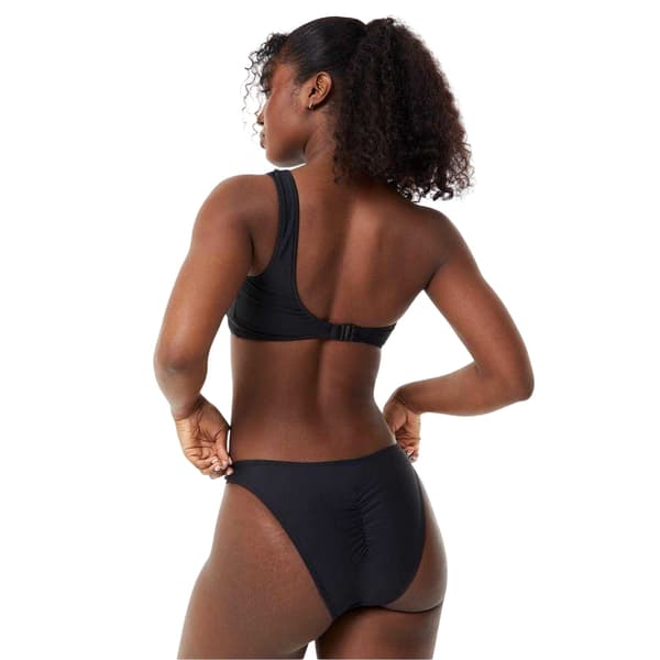 Jack Wills Dam Enfärgad Bikiniunderdel med hög midja 16 UK Black 16 UK