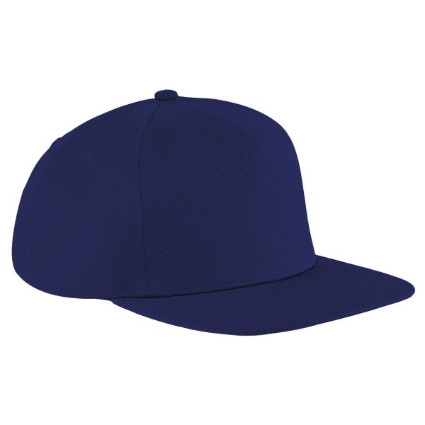 Beechfield Unisex Original Flat Peak Snapback Cap One Size Fren French Navy/French Navy One Size