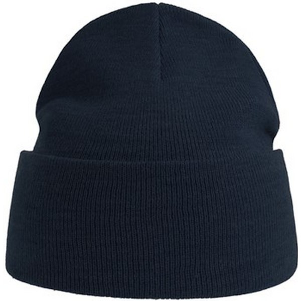 Atlantis Unisex Vuxen Ren Beanie i Återvunnet Material One Size Marinblå Navy One Size