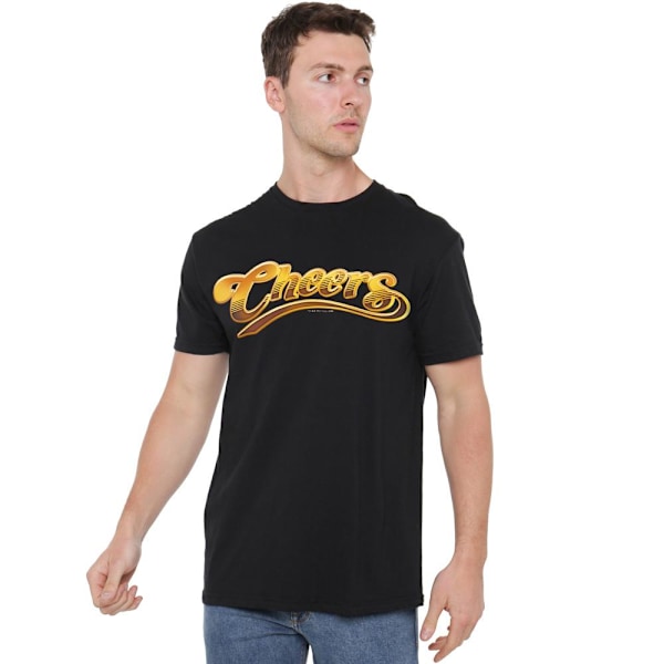 Cheers Herr Logo T-Shirt L Svart Black L