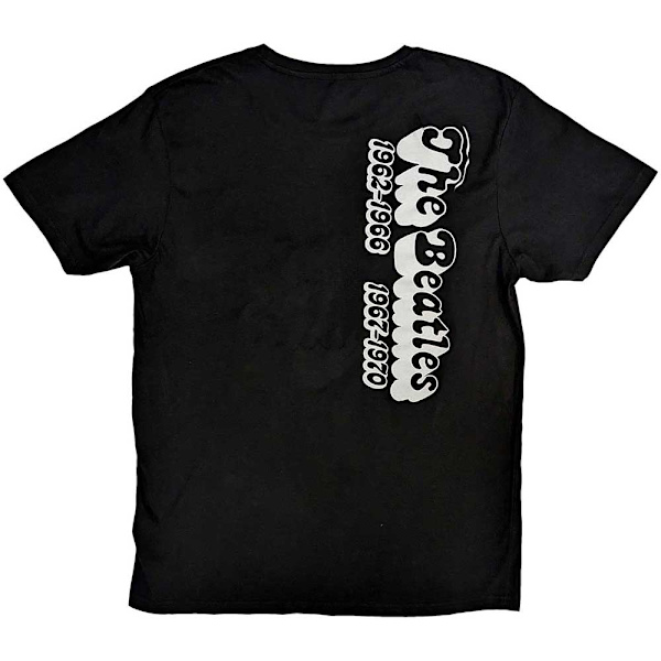 The Beatles Unisex Adult 70s Logo T-Shirt XXL Svart Black XXL