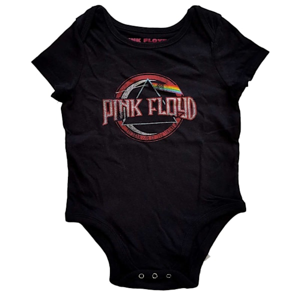 Pink Floyd Baby Dark Side Of The Moon Vintage Babygrow 0-3 Månader Black 0-3 Months